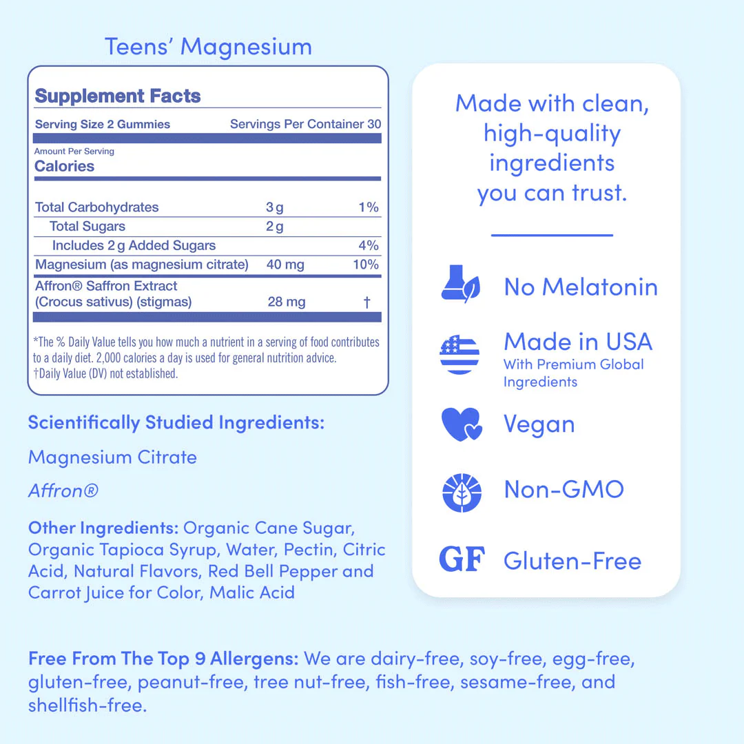 Teens’ Nighttime Reset Magnesium - Image 9